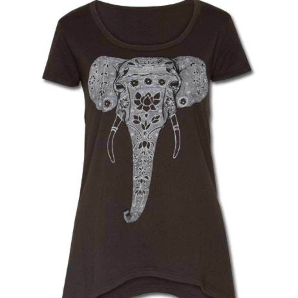 Soulflower Painted Elephant Women's Ebb and Flow T